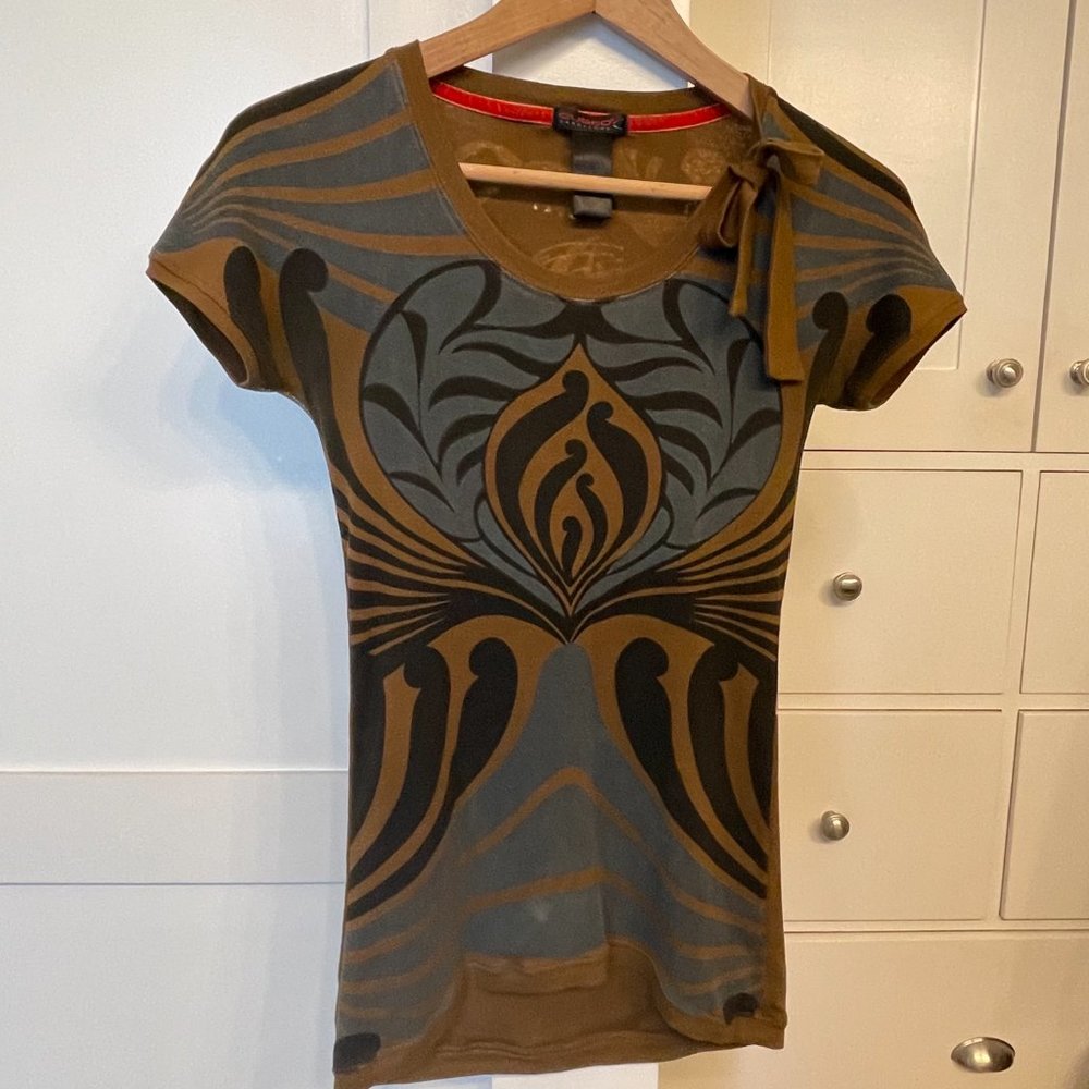 Rare Authentic Custo Barcelona Top XS Size 1 - NY Strength of the Tiger